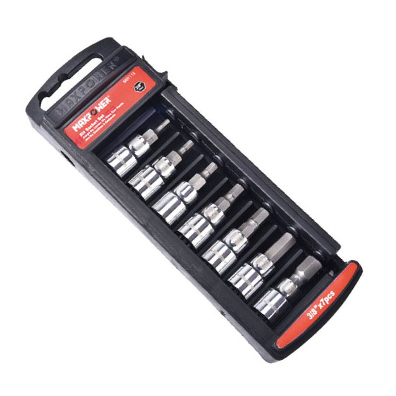 7pcs. 3/8”Dr. Bit Socket Wrench Set 