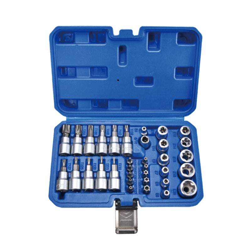 34PCS.1/4″& 3/8″Dr.Socket Wrench Set, ITEM NO.:TKC41-34