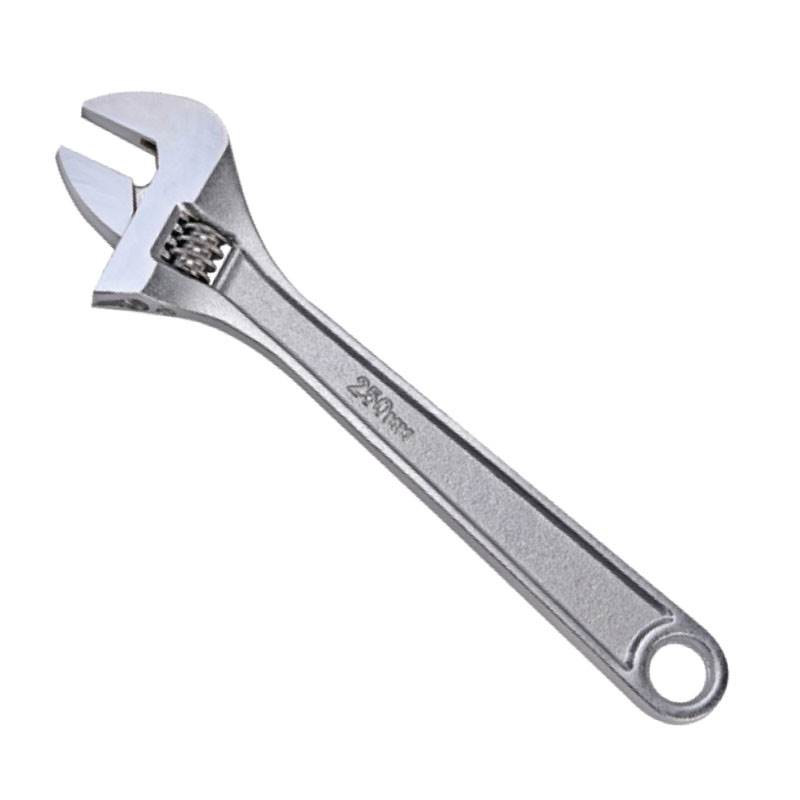 Adjustable Wrench, Wide Handle, Round Hole